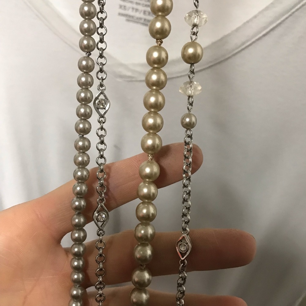 Very long Necklace/ separated